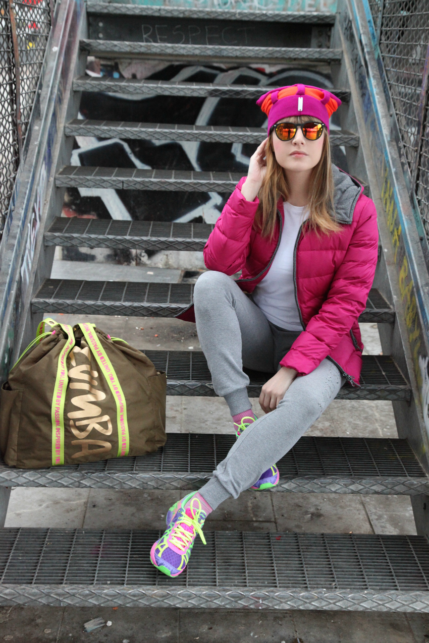 Sporty in pink & grey, alessia milanese, thechilicool, fashion blog, fashion blogger, waterville abbigliamento outdoor 