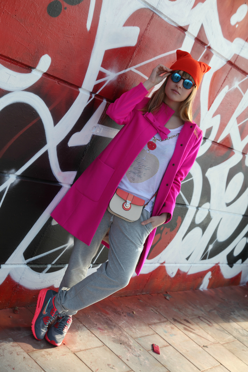 Colorama, alessia milanese, thechilicool, fashion blog, fashion blogger, nike airmax lunar, russell athletic  